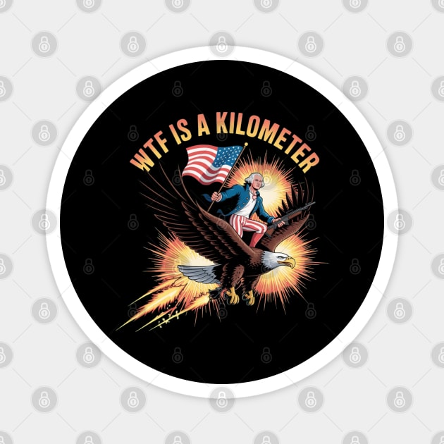 july-4th Magnet by Creatifly Graphic Tees